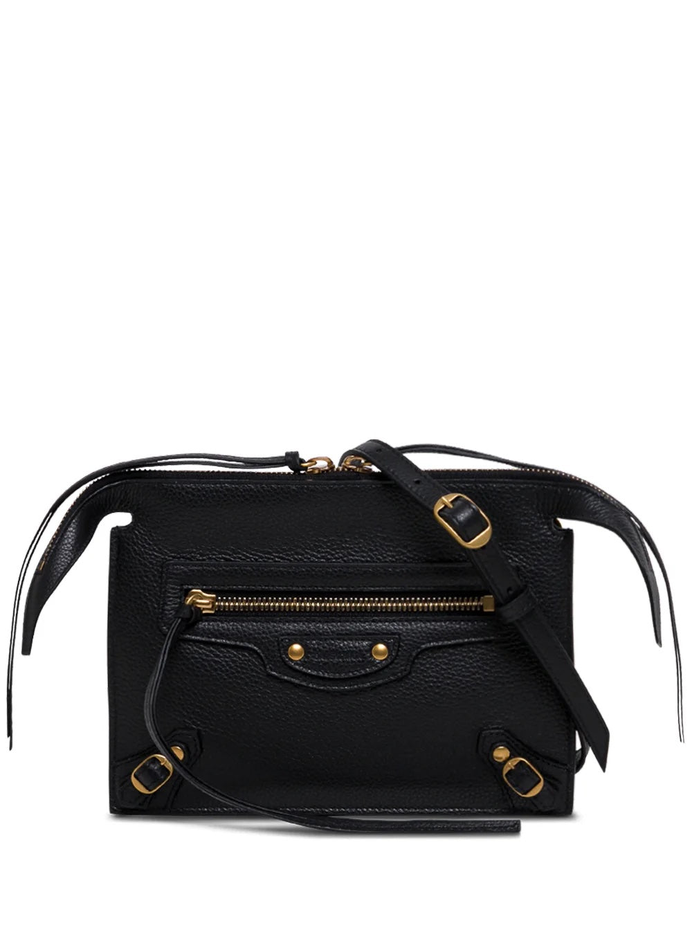 BALENCIAGA CALFSKIN LEATHER NEO CLASSIC SHOULDER BAG