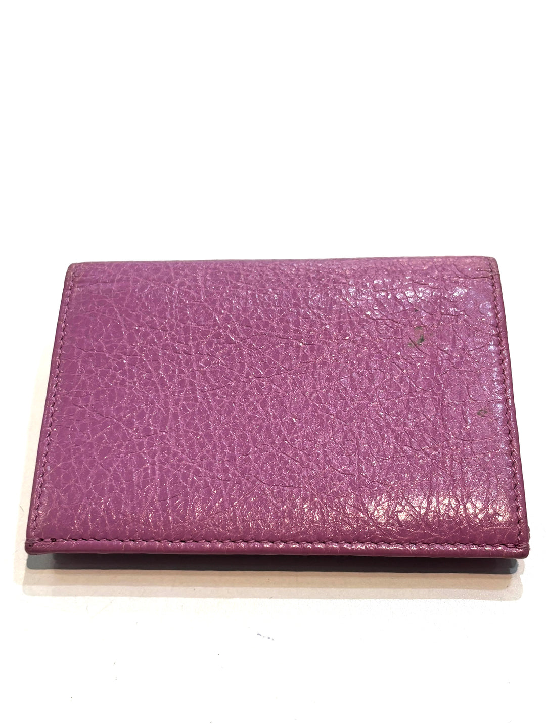 BALENCIAGA LE CITY MOTOCROSS BIFOLD LAMBSKIN LEATHER WALLET