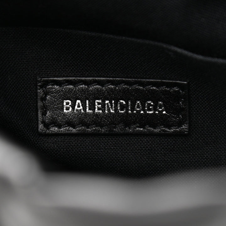 BALENCIAGA B QUILTED NAPPA LEATHER BUCKET BAG
