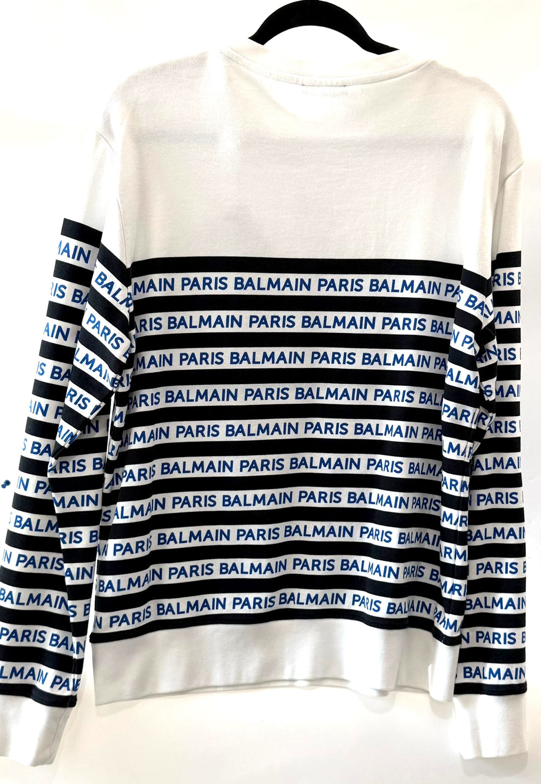 BALMAIN PARIS LOGOMANIA STRIPED LOGO MEN&