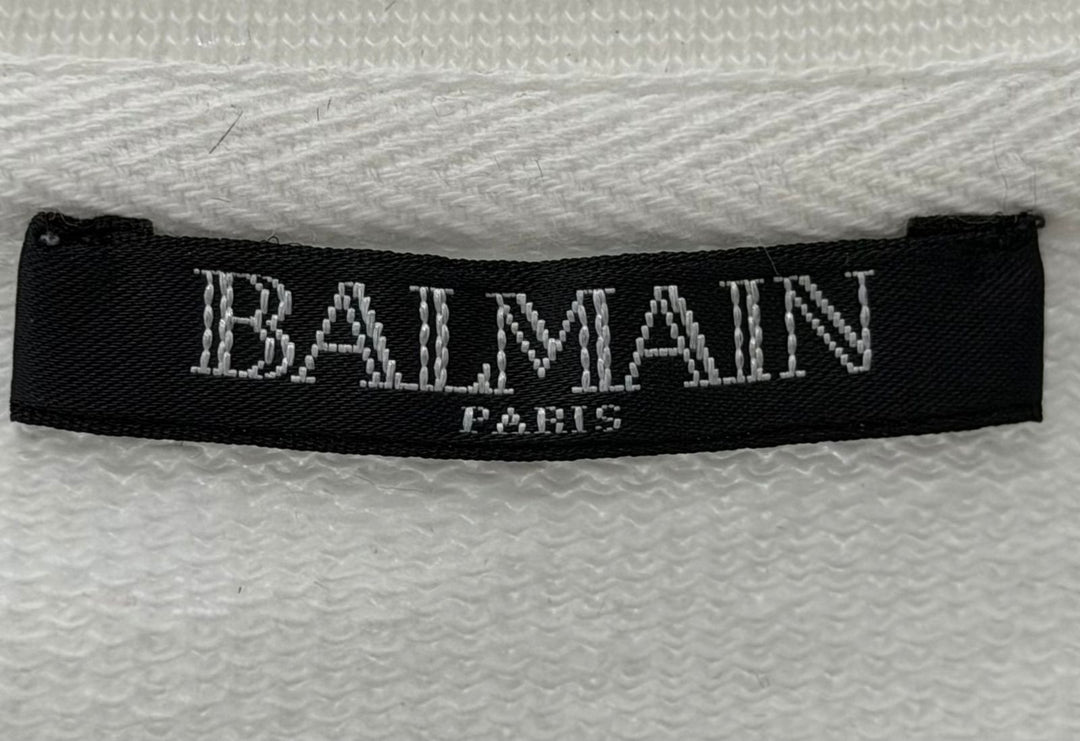 BALMAIN PARIS LOGOMANIA STRIPED LOGO MEN&