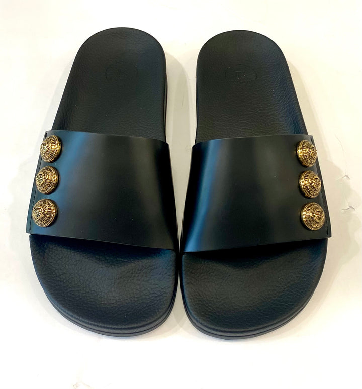 BALMAIN PARIS SYMI POOL SLIDES