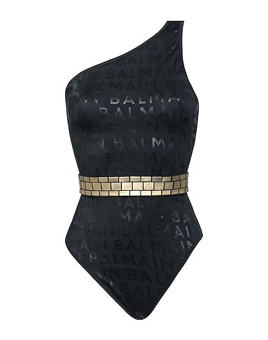 BALMAIN ONE SHOULDER SWIMSUIT