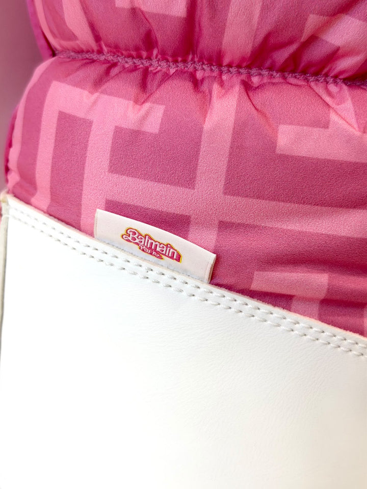 BALMAIN X BARBIE® AFTER SKI TUNDRA MONOGRAM LIMITED-EDITION BOOTS