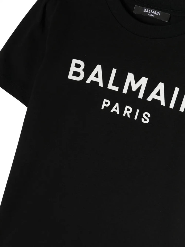BALMAIN KIDS LOGO PRINT T-SHIRT