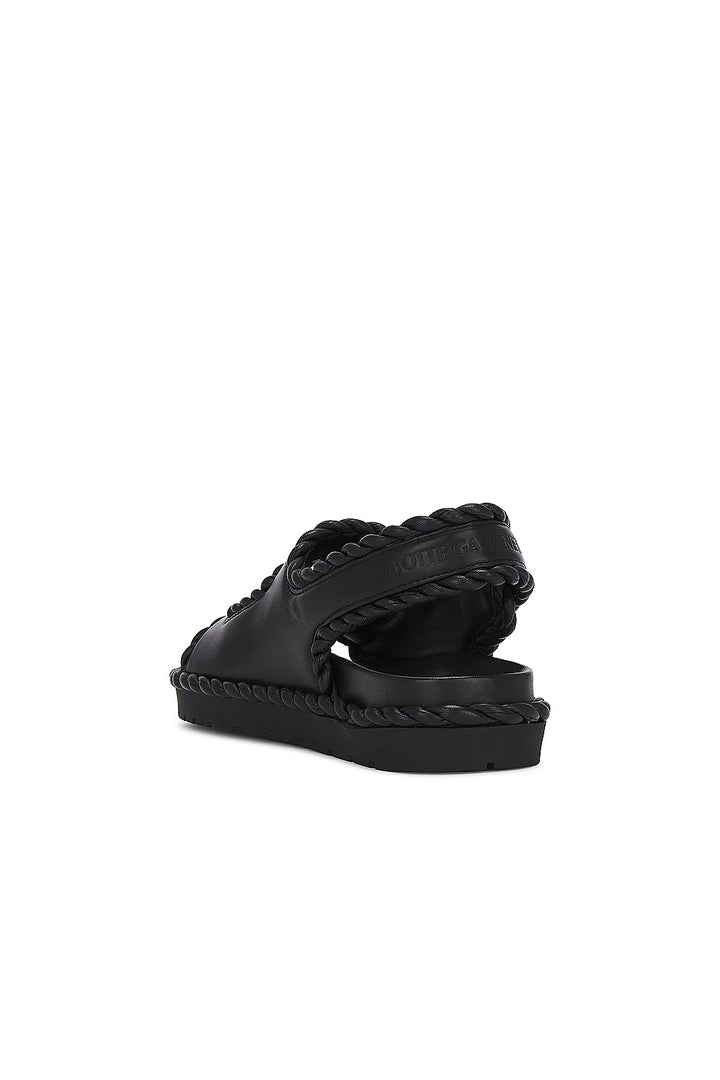 BOTTEGA VENETA JACK SLINGBACK SPORT LAMBSKIN LEATHER SANDALS