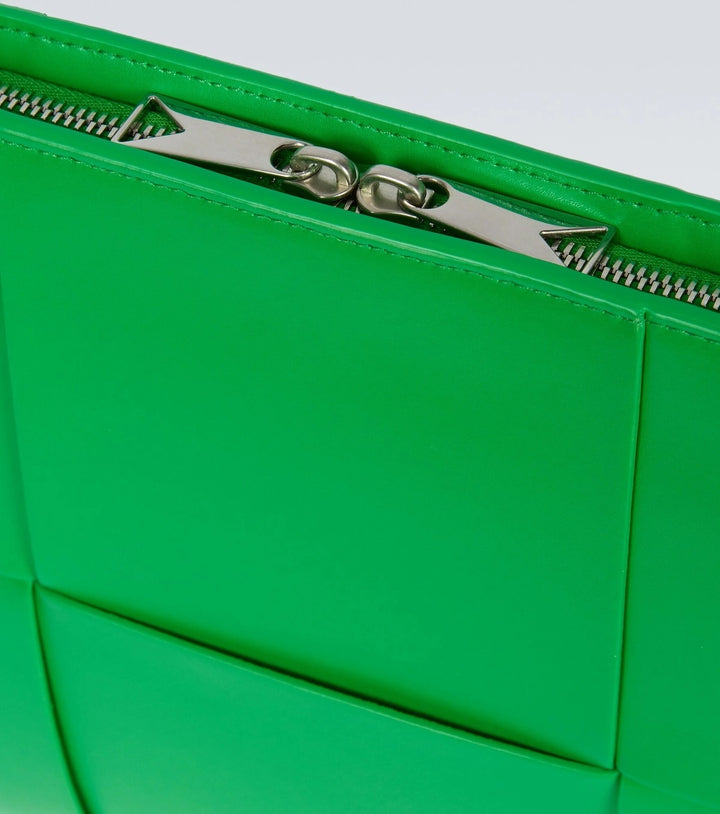 BOTTEGA VENETA INTRECCIATO ARCO NAPPA LEATHER DOCUMENT CASE