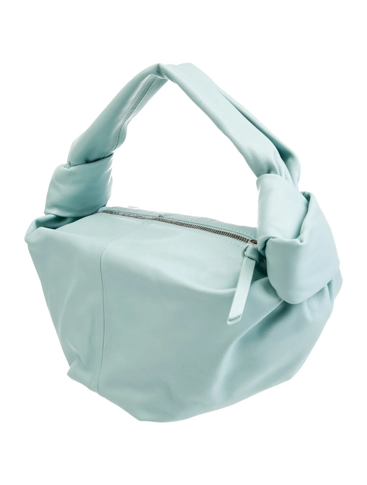 BOTTEGA VENETA CALFSKIN LEATHER DOUBLE KNOT MINI BAG