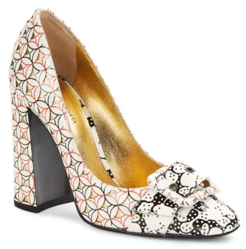 BOTTEGA VENETA CHERBOURG CALF PATENT PUMPS