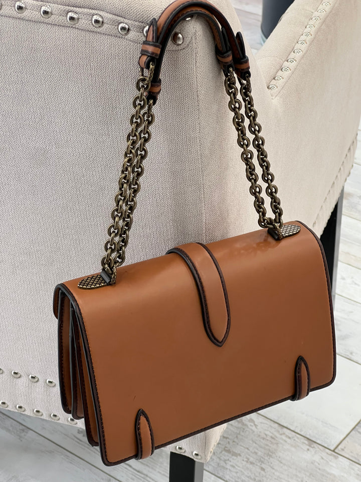 BOTTEGA VENETA CITY KNOT FRENCH CALFSKIN LEATHER BAG