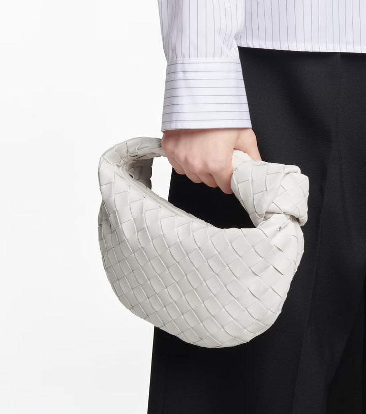BOTTEGA VENETA INTRECCIATO MINI JODIE NAPPA LEATHER HANDBAG