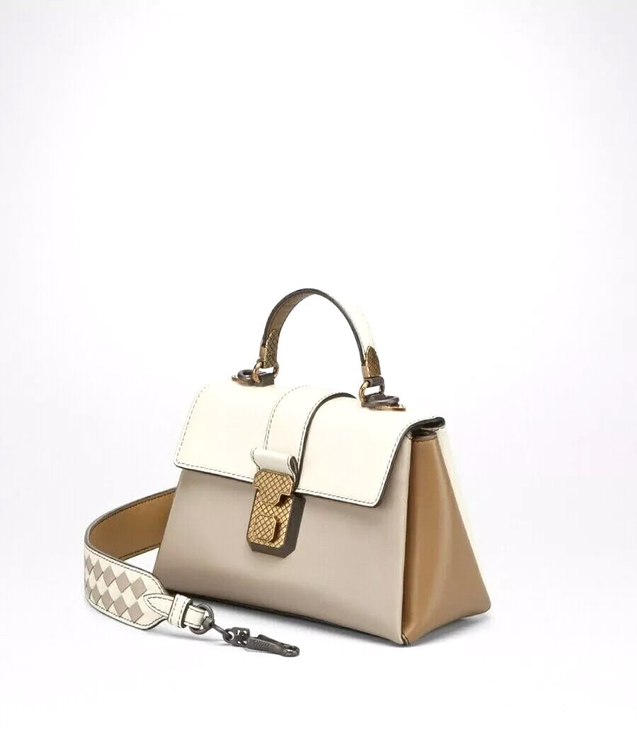 BOTTEGA VENETA NAPPA LEATHER MINI PIAZZA BAG
