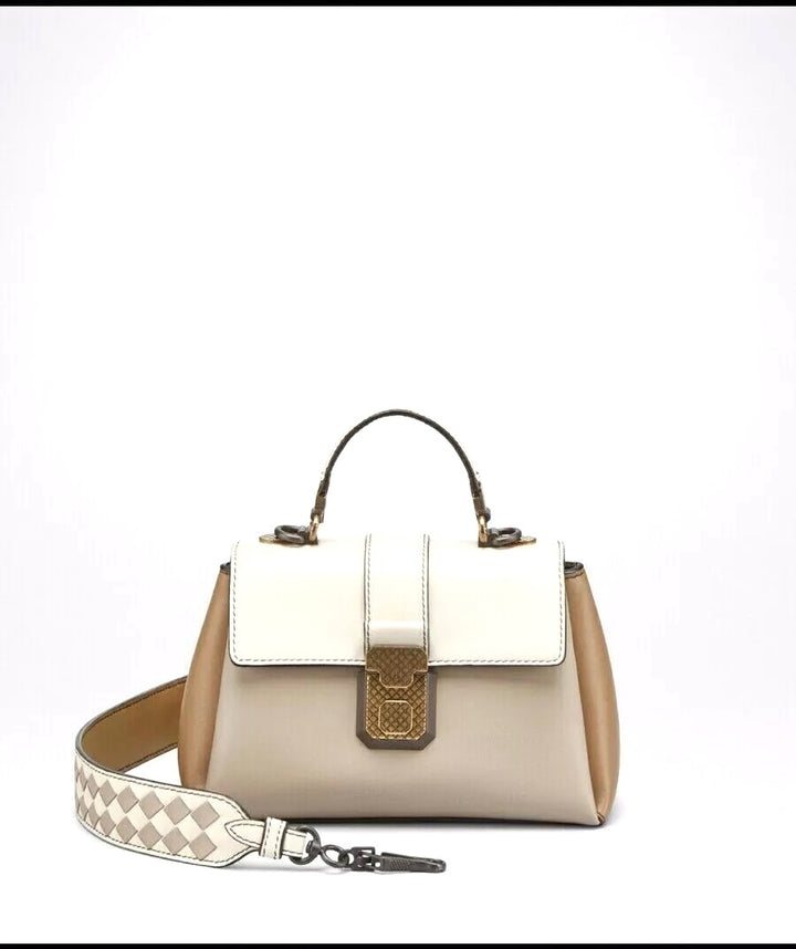 BOTTEGA VENETA NAPPA LEATHER MINI PIAZZA BAG