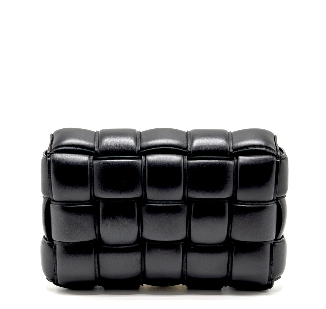 BOTTEGA VENETA NAPPA LEATHER MAXI INTRECCIATO PADDED CASSETE CROSSBODY BAG