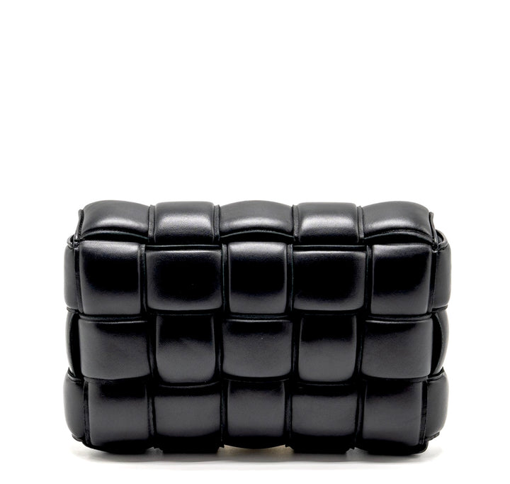 BOTTEGA VENETA NAPPA LEATHER MAXI INTRECCIATO PADDED CASSETE CROSSBODY BAG