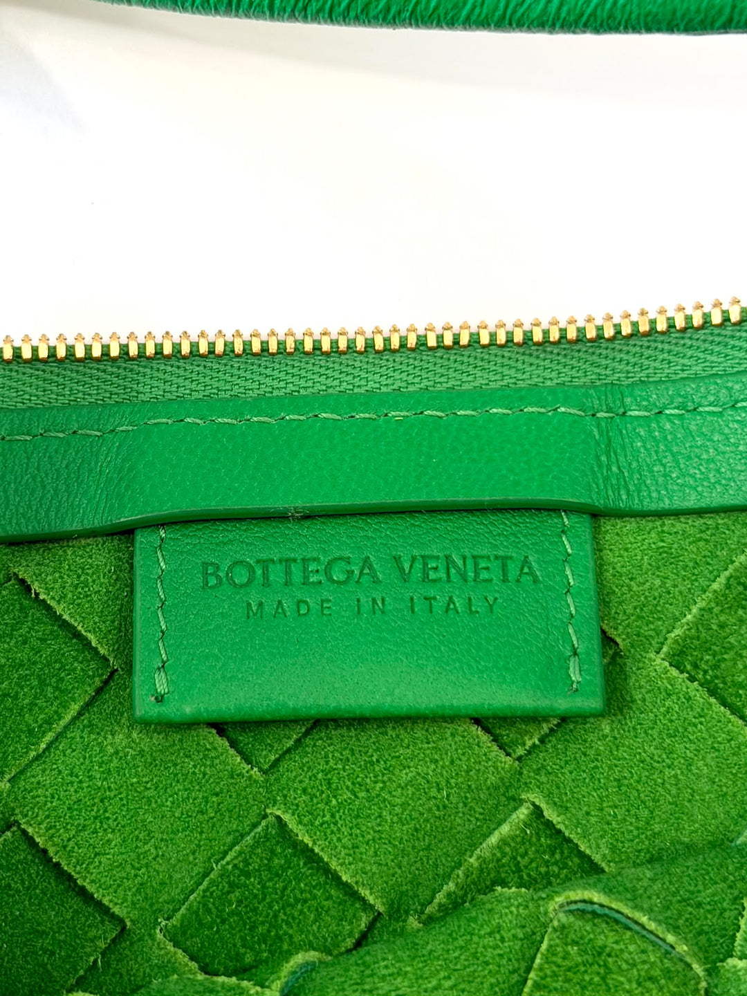 BOTTEGA VENETA SMALL INTRECCIATO LAMBSKIN LEATHER TURN POUCH HOBO BAG