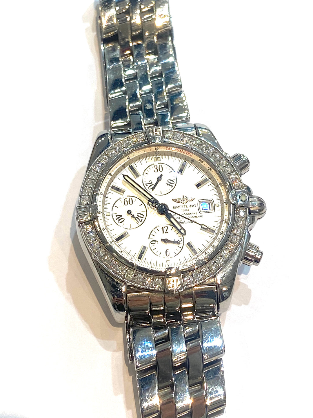 BREITLING DIAMOND A13356 WINDRIDER CHRONOMAT EVOLUTION WATCH