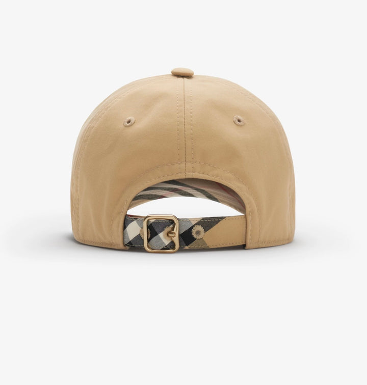 BURBERRY EKD COTTON GABARDINE UNISEX BASEBALL CAP