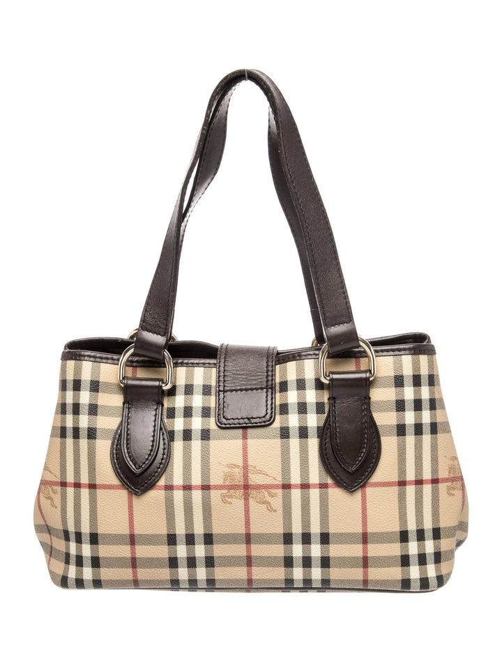BURBERRY HAYMARKET CHECK EDEN SHOULDER BAG
