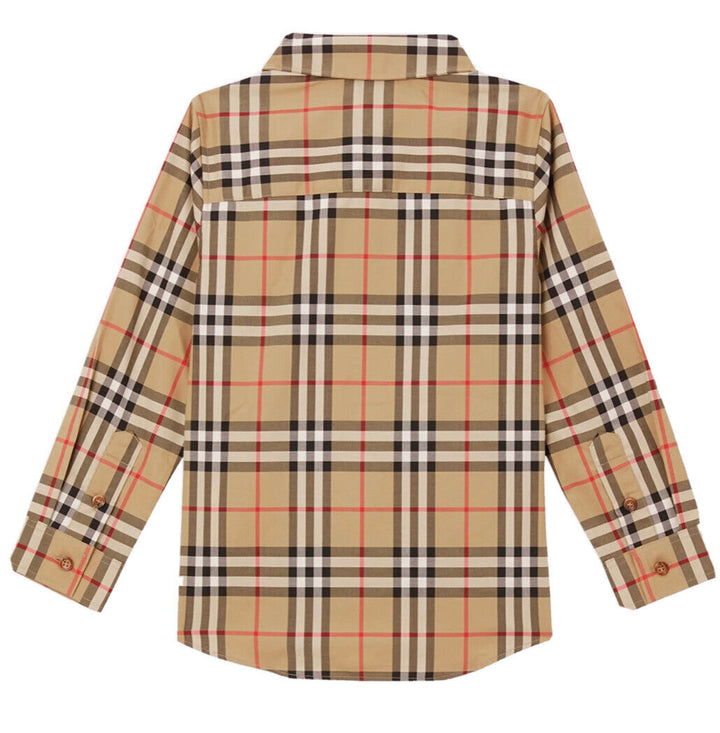 BURBERRY KIDS NOVA CHECK BUTTON DOWN SHIRT – Caroline's Fashion