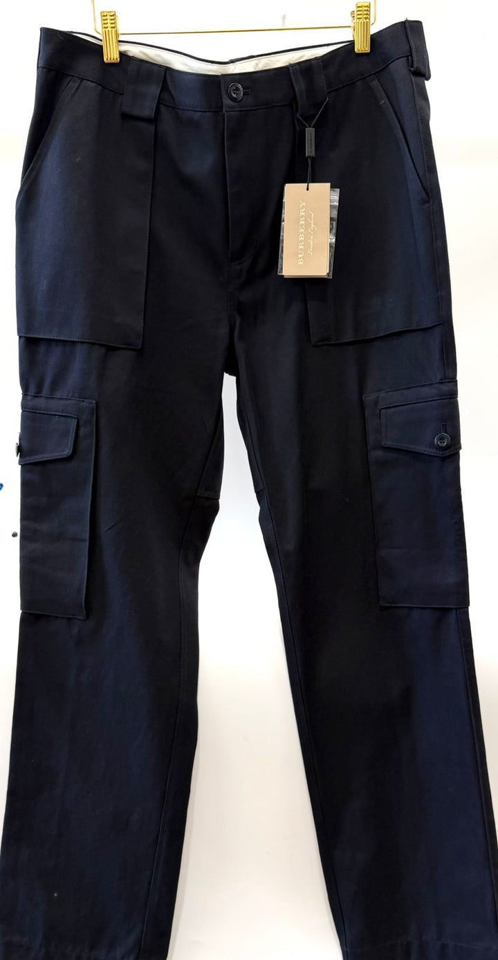 BURBERRY MULTI POCKETS STRAIGHT LEG CARGO TROUSERS