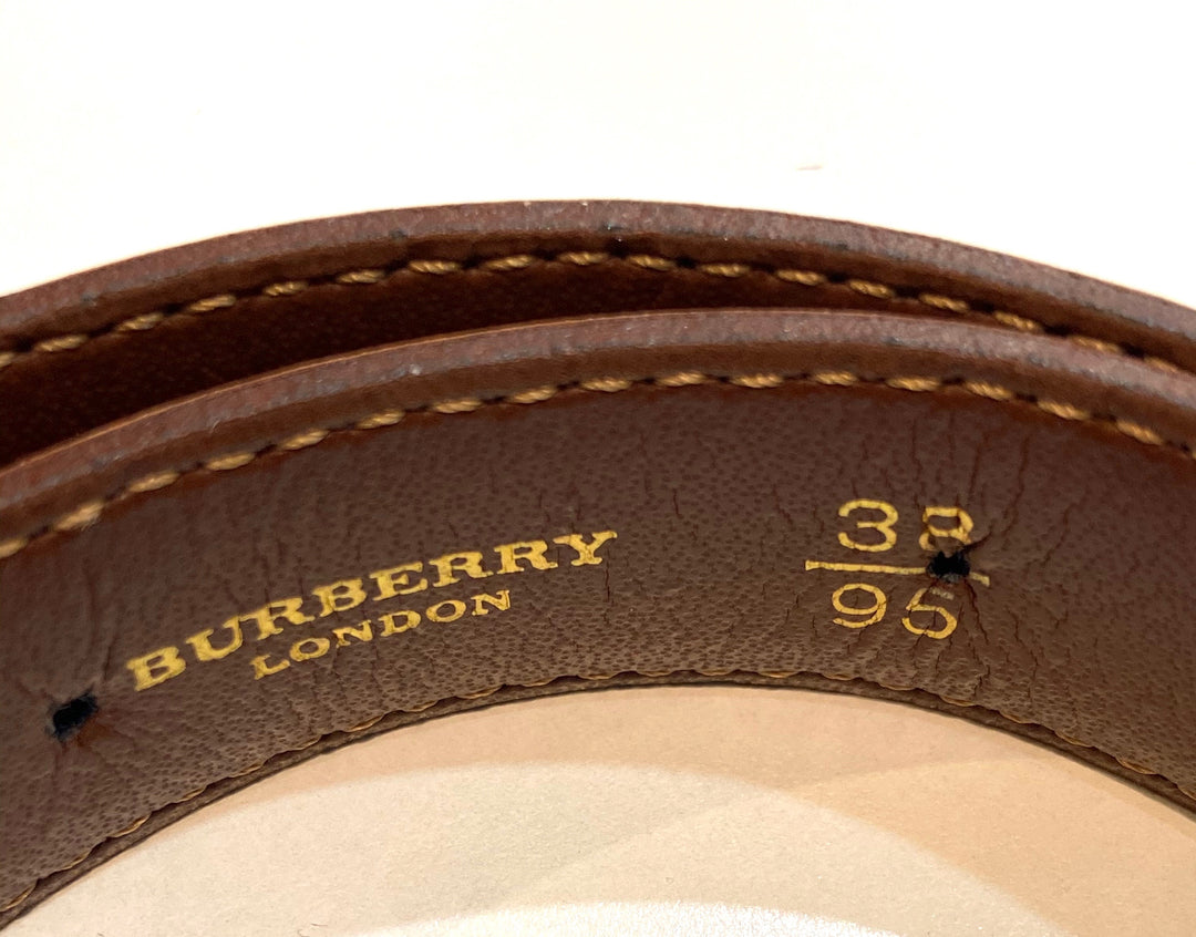 BURBERRY NOVA CHECK REVERSIBLE BELT