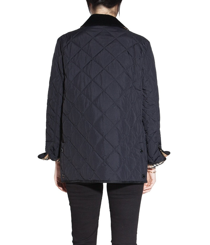 BURBERRY QUILTED NOVA CHECK LINED JACKET