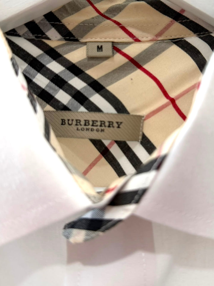 BURBERRY EKD LOGO CONTRAST BUTTONS MEN&