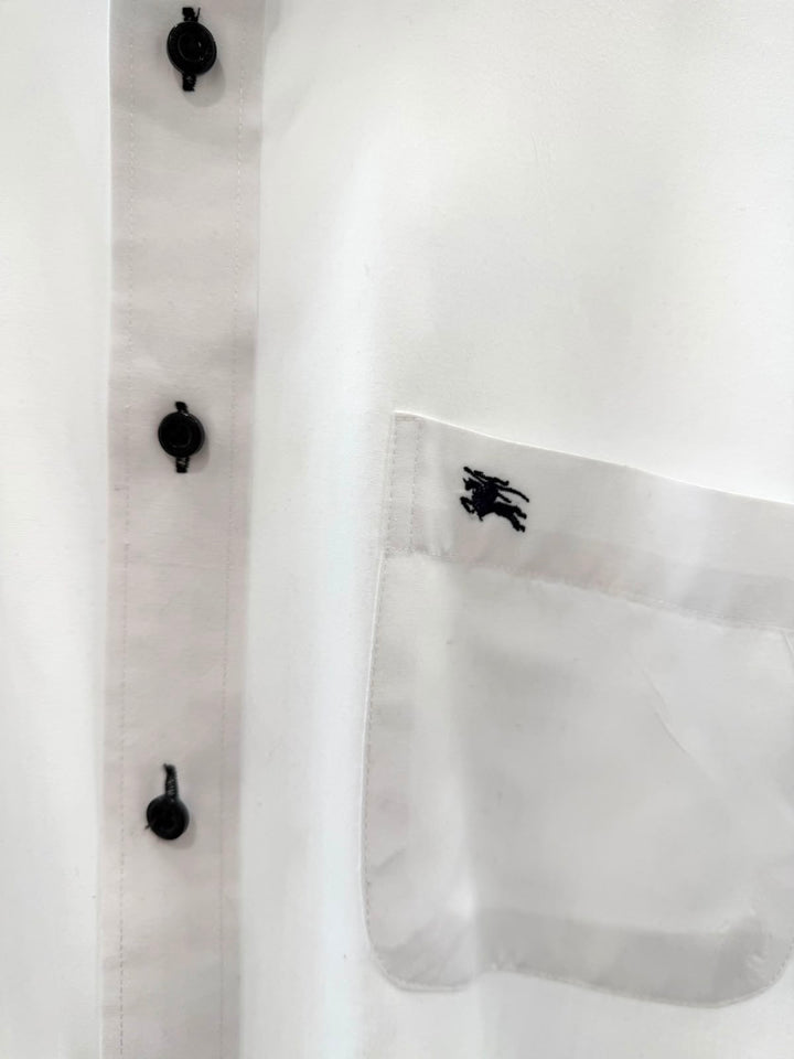 BURBERRY EKD LOGO CONTRAST BUTTONS MEN&