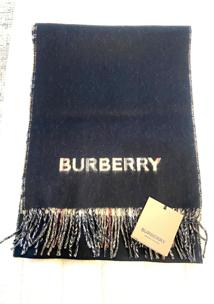 BURBERRY REVERSIBLE CHECK SCARF