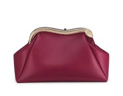 BVLGARI SERPENTINE FOREVER CALFSKIN LEATHER CLUTCH BAG