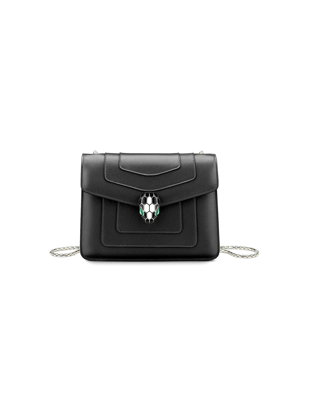 BVLGARI SERPENTI FOREVER CALFSKIN LEATHER CHAIN BAG