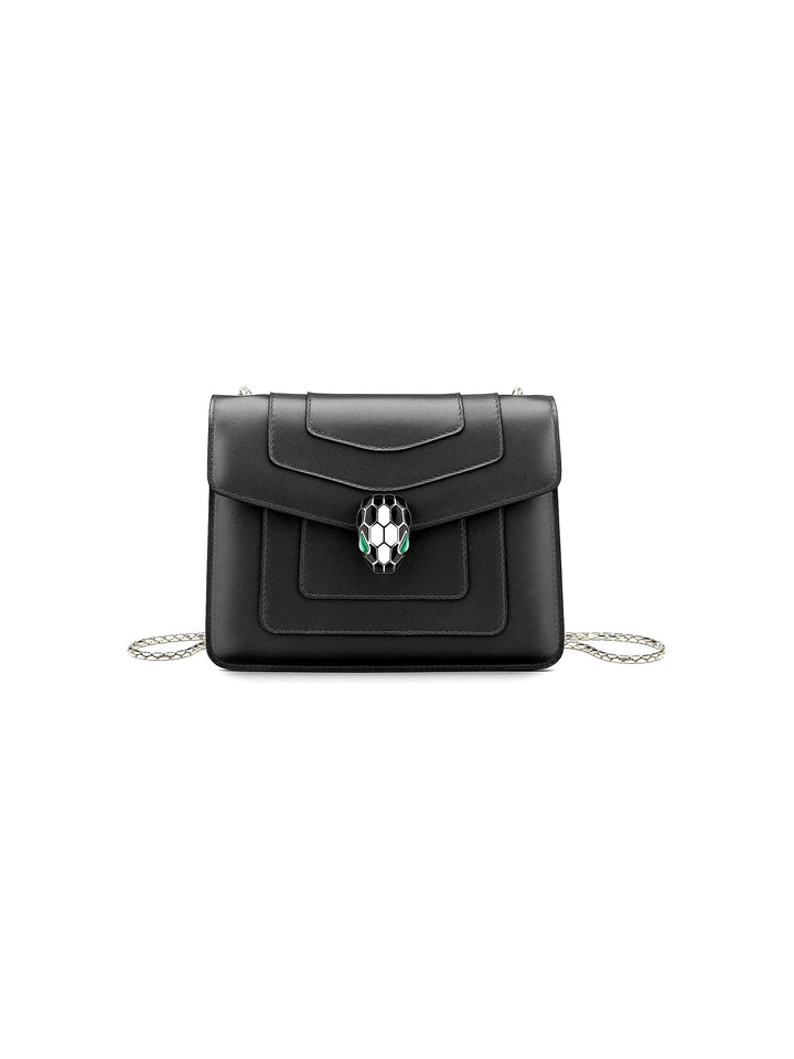 BVLGARI SERPENTI FOREVER CALFSKIN LEATHER CHAIN BAG
