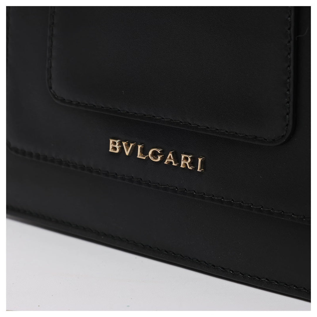BVLGARI SERPENTI FOREVER CALFSKIN LEATHER CHAIN BAG