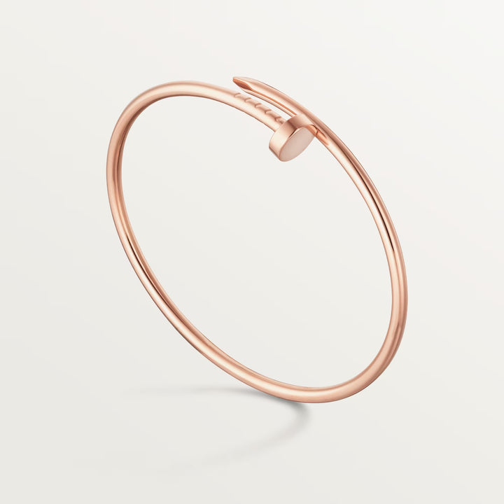 CARTIER 18K ROSE GOLD JUSTE UN CLOU 18K GOLD BRACELET