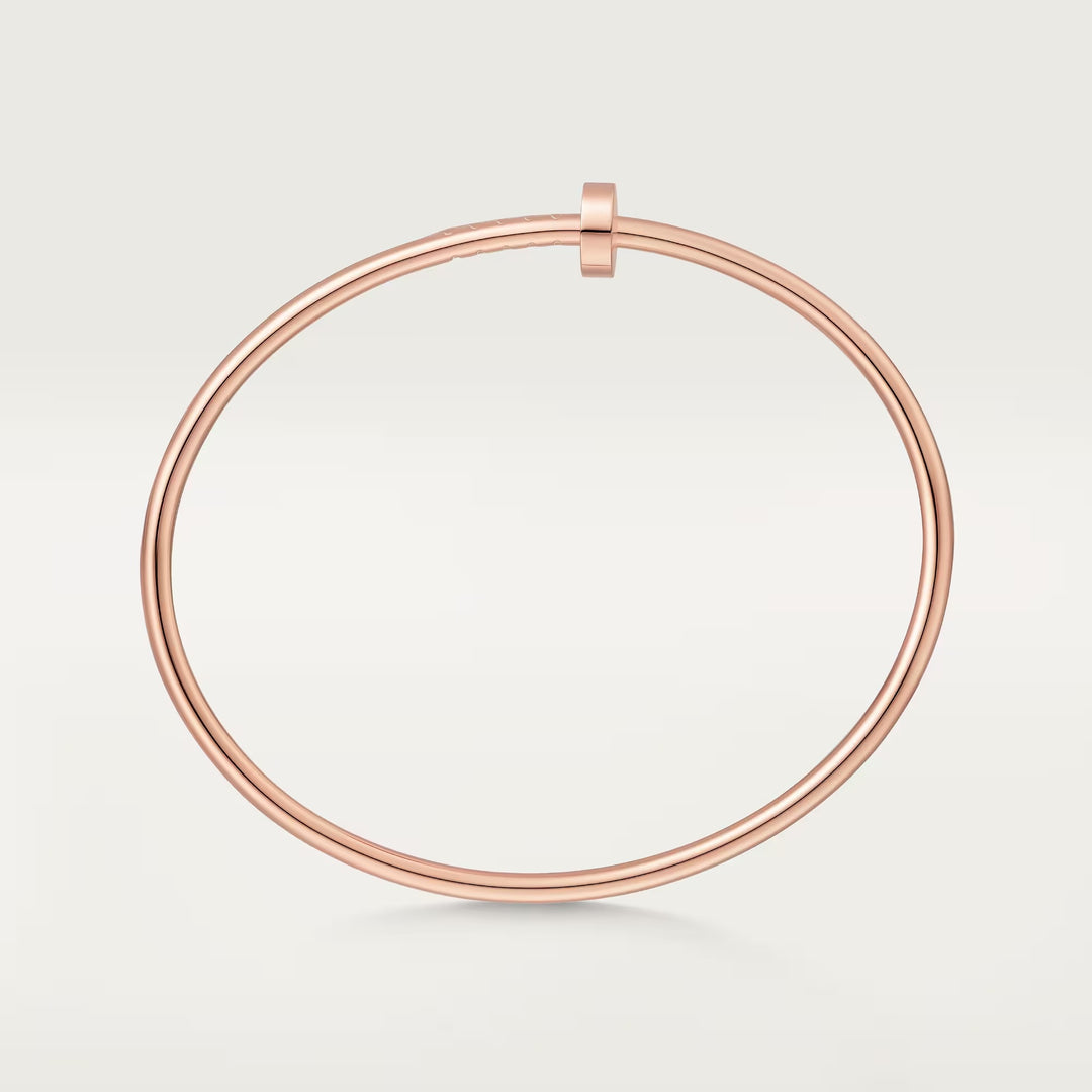 CARTIER 18K ROSE GOLD JUSTE UN CLOU 18K GOLD BRACELET