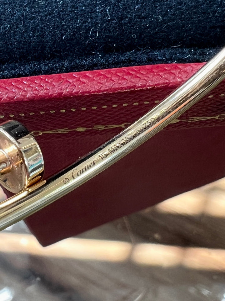 CARTIER 18K ROSE GOLD JUSTE UN CLOU 18K GOLD BRACELET