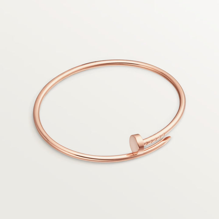 CARTIER 18K ROSE GOLD JUSTE UN CLOU 18K GOLD BRACELET
