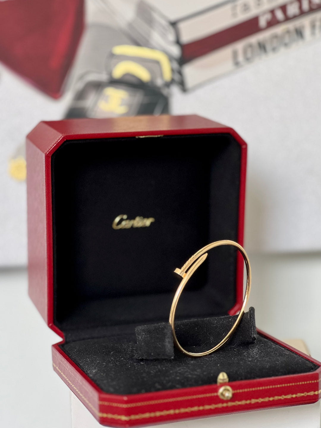 CARTIER JUSTE UN CLOU 18K GOLD BRACELET