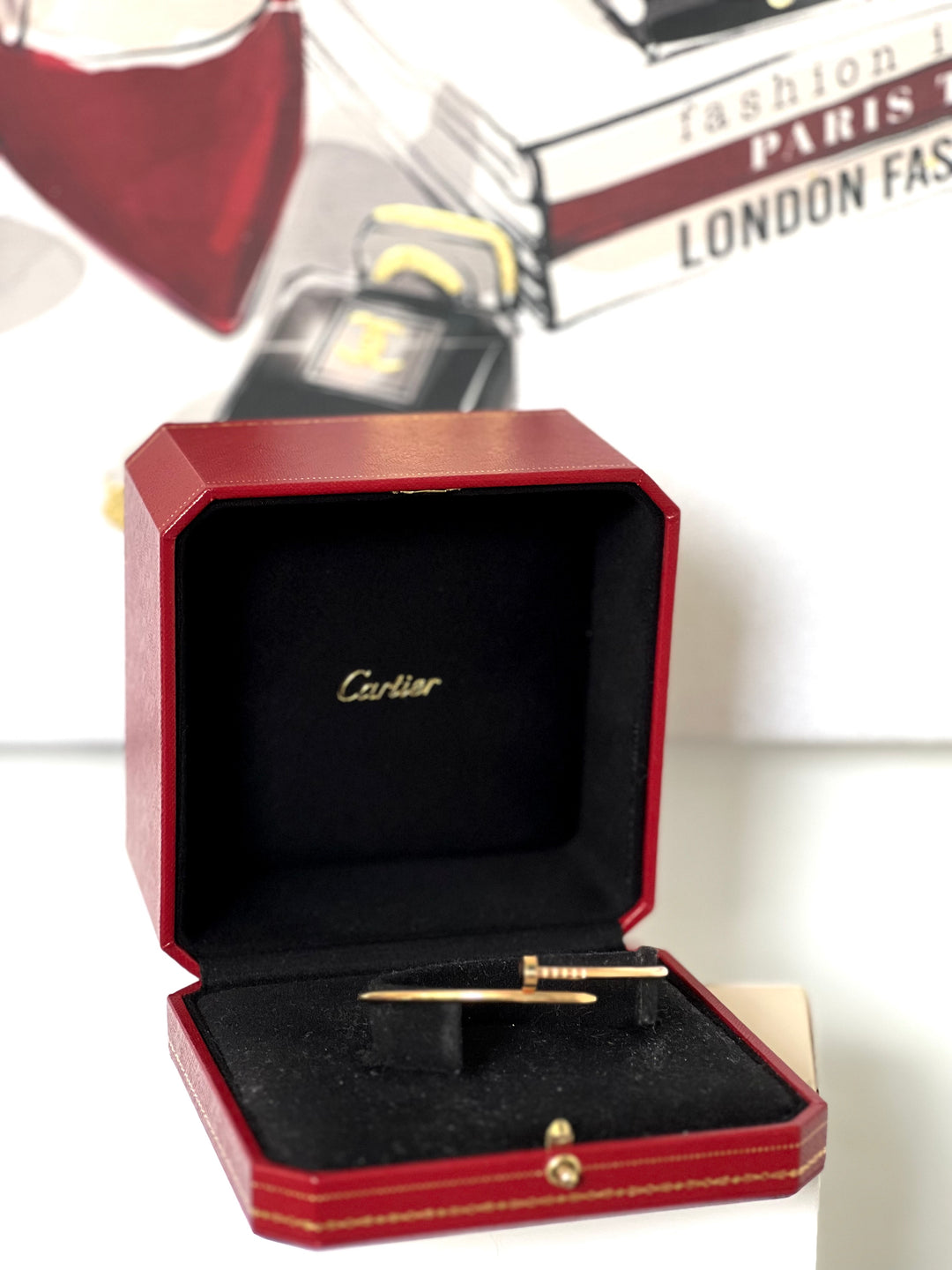 CARTIER JUSTE UN CLOU 18K GOLD BRACELET