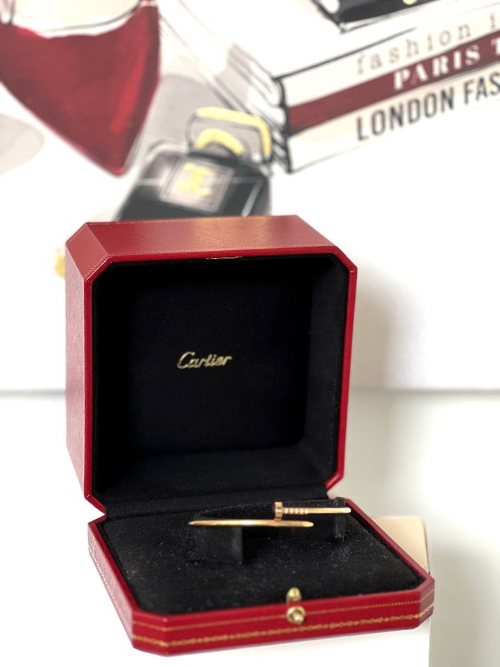 CARTIER JUSTE UN CLOU 18K GOLD BRACELET