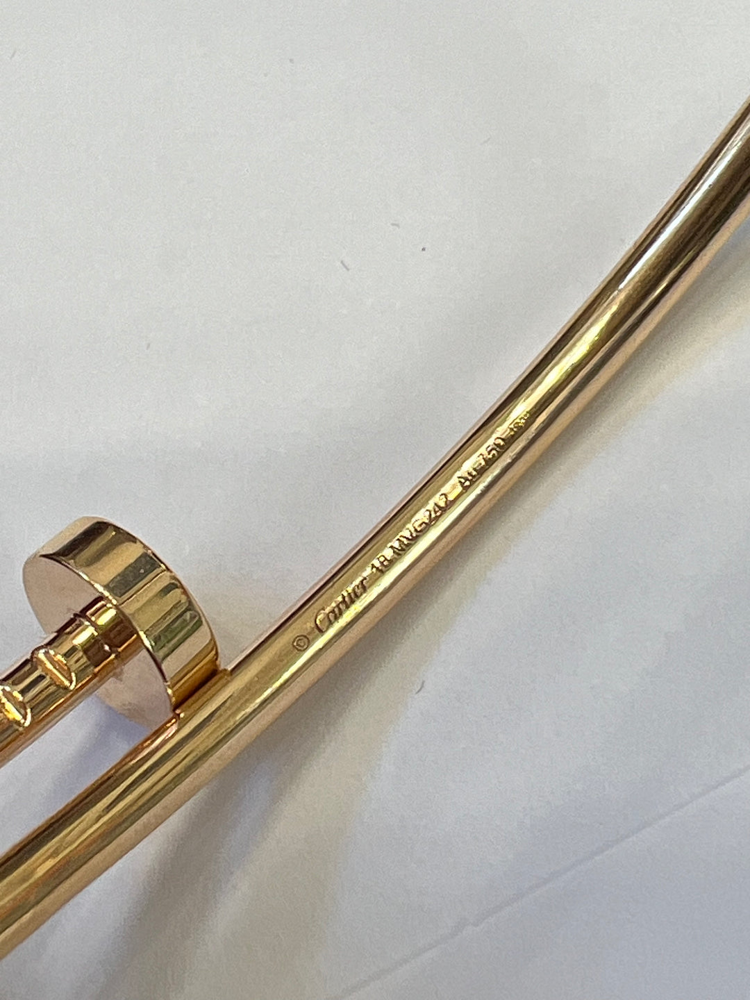 CARTIER JUSTE UN CLOU 18K GOLD BRACELET