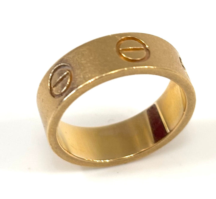CARTIER 18K YELLOW GOLD CLASSIC MODEL LOVE RING