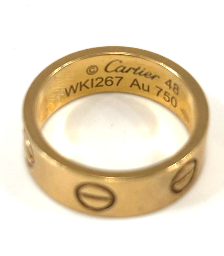CARTIER 18K YELLOW GOLD CLASSIC MODEL LOVE RING