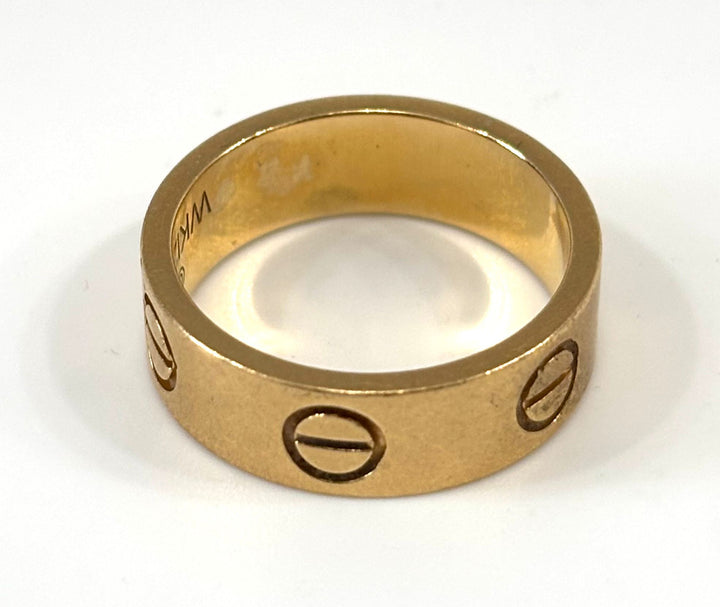 CARTIER 18K YELLOW GOLD CLASSIC MODEL LOVE RING