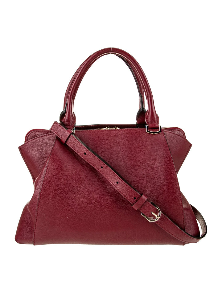 CARTIER C DE CARTIER MINI CALFSKIN LEATHER SHOULDER BAG