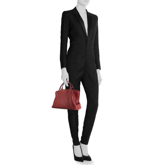 CARTIER C DE CARTIER MINI CALFSKIN LEATHER SHOULDER BAG