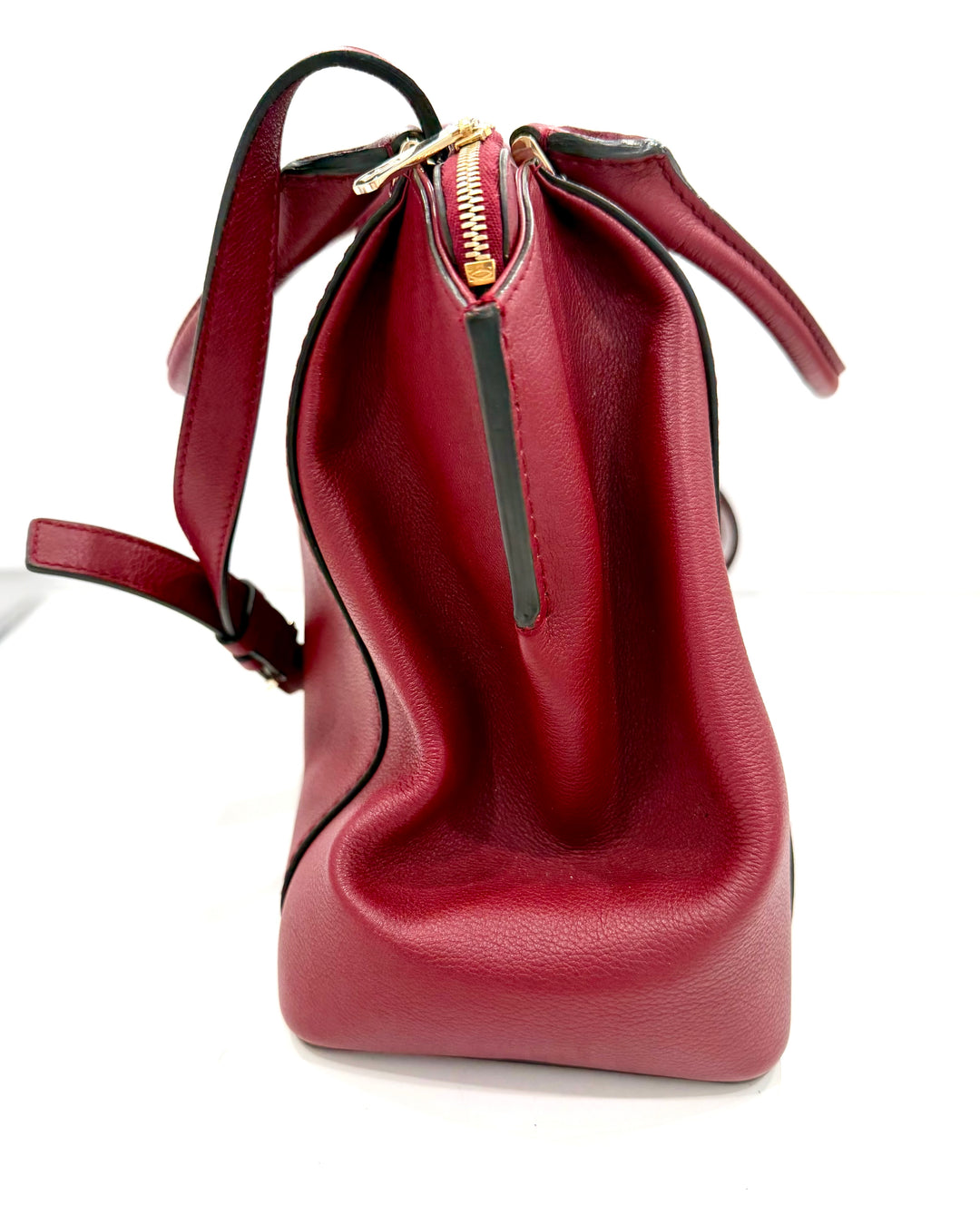 CARTIER C DE CARTIER MINI CALFSKIN LEATHER SHOULDER BAG
