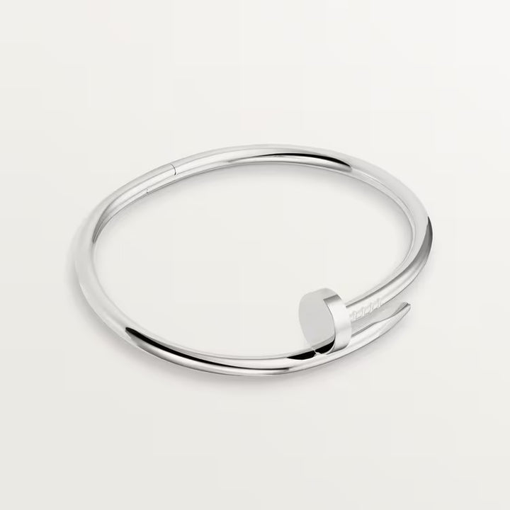 CARTIER JUSTE UN CLOU 18K WHITE GOLD BRACELET
