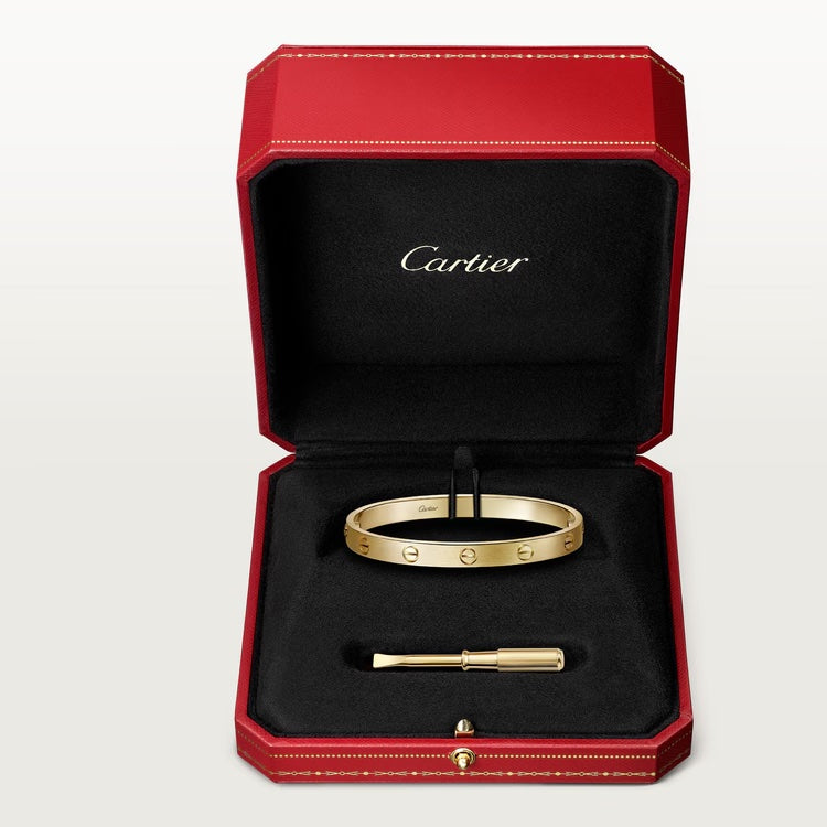CARTIER 18K YELLOW GOLD LOVE BRACELET